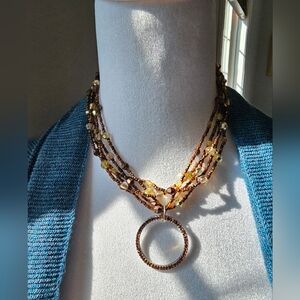 Earthy Beaded Necklace